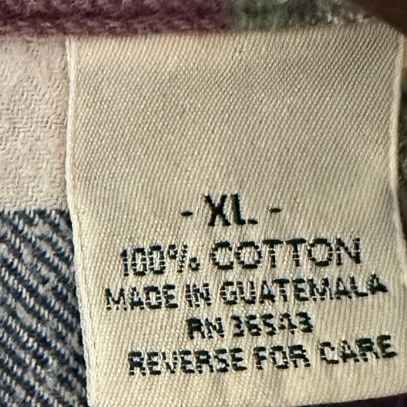 VTG 90s Northwest Territory Men’s XL Flannel Plaid Button Down Shirt - Picture 6 of 11